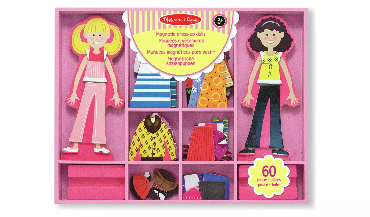 Melissa & Doug Abby & Emma Magnetic Wooden Dress Up