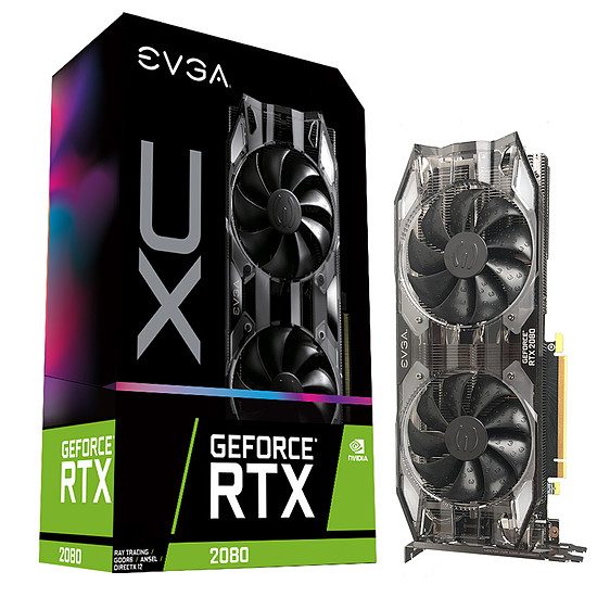 EVGA GeForce RTX 2080 XC – 8 Go GDDR6 GeForce RTX 2080, PCI-Express 16x, 8 Go, 14 000 MHz
