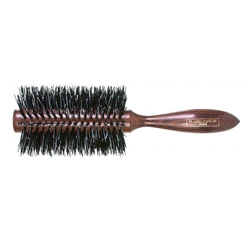 BROSSE RONDE NYLON GRIS D63