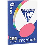 Papier Clairefontaine A4 80 g/m² Fuchsia Trophee – 100 feuilles/Paquet