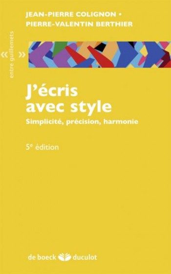 J’ECRIS AVEC STYLE