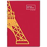 Carnet ligné Oberthur A7 Eiffel Tower 96 Pages 80 g/m² Assortiment