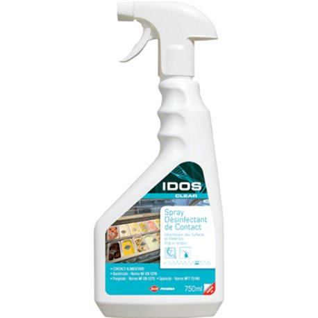 Nettoyant désinfectant contact alim spray 750 ml