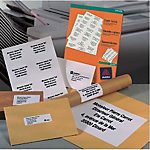 100 Feuilles d’étiquettes blanches pour copieur – Avery – 35 x 105 mm