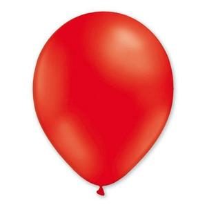 Ballon métallisé rouge par 25