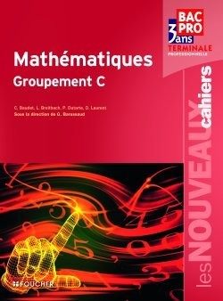 LES NOUVEAUX CAHIERS MATHEMATIQUES GROUPEMENT C TLE BAC PRO