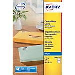 350 Etiquettes invisibles jet d’encre – Avery – 99,1 x 38,1 mm