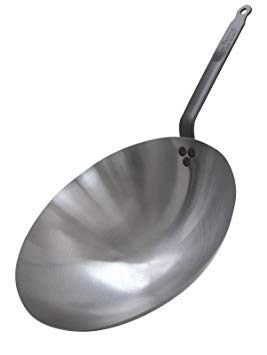Wok Tôle blanche carbone plus Debuyer
