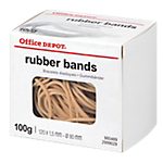 Boîte de 100g de bracelets élastiques – Office DEPOT – 120 mm
