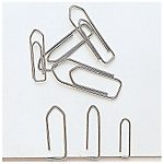 Boîte de 100 trombones nickelés 30 mm – Office Depot