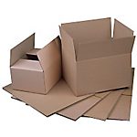 20 caisses américaines – simple cannelure – L.50 x l.30 x H.30 cm – brun