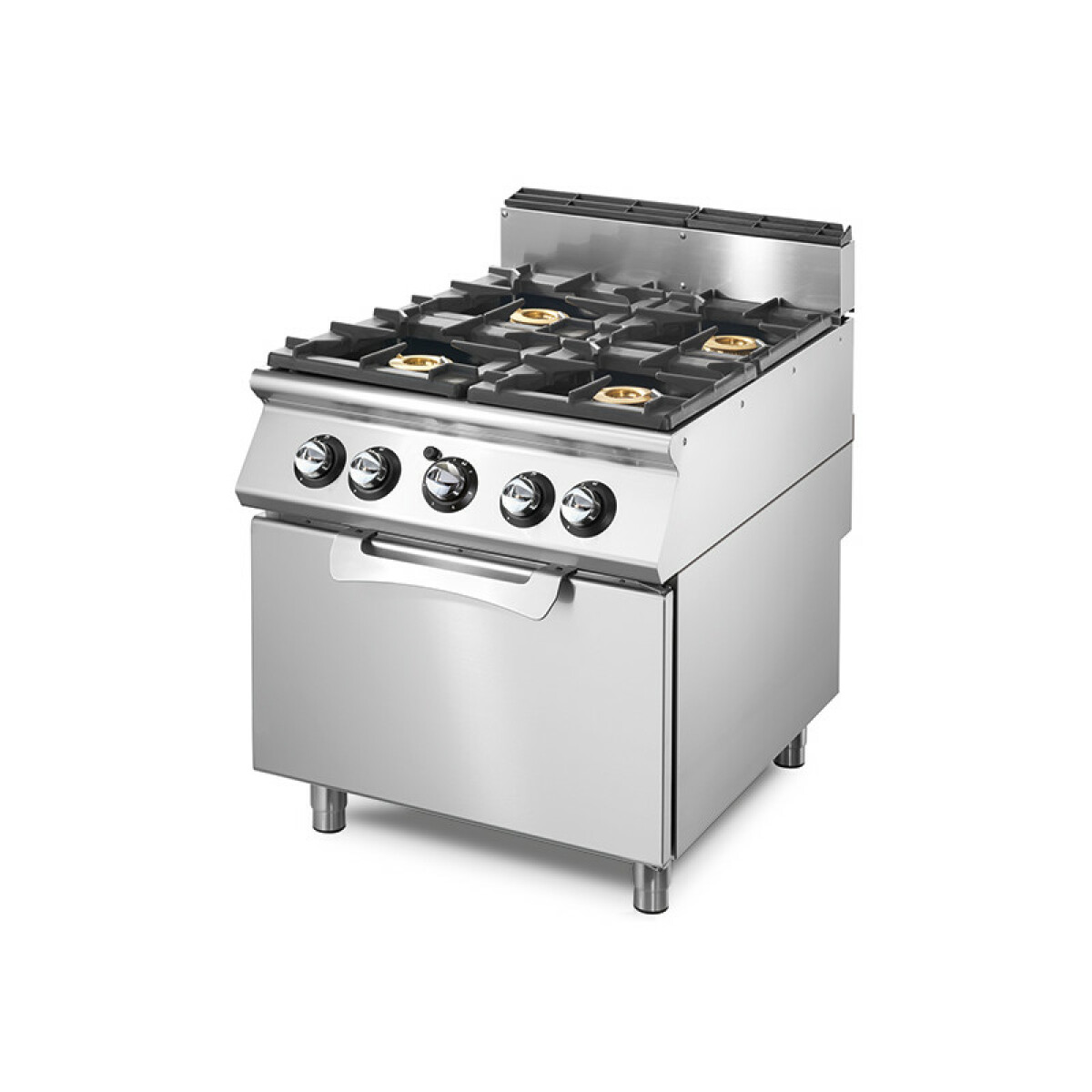Cuisinière gaz sur four électrique statique GN 2/1, 4 brûleurs- Virtus – VS9080CFGE