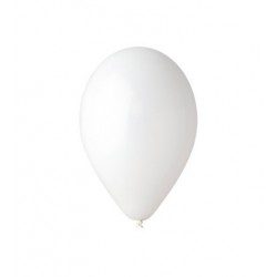 Ballon ø 25 cm blanc par 100