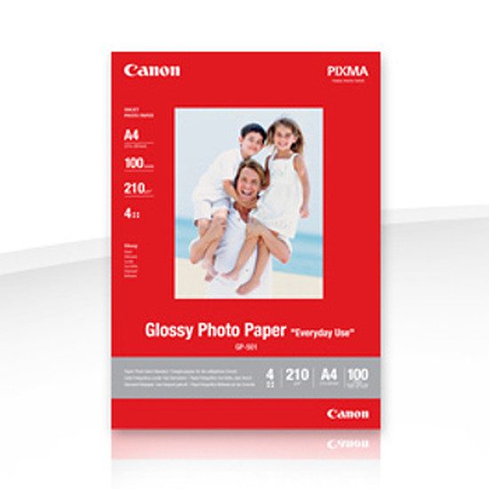 Canon Papier photo glacé A4 – GP-501 21 x 29,7 cm (A4), 200 g/m², 100 feuilles