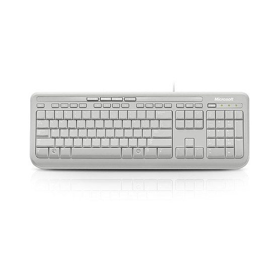 Microsoft Wired Keyboard 600 USB – Blanc