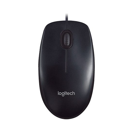 Logitech M90 Bureautique, Capteur optique, Filaire, Ambidextre, 1000 dpi, 3 boutons