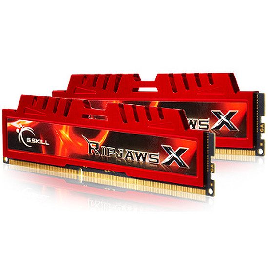 G.Skill Extreme3 Ripjaws X DDR3 2 x 4 Go 1600 MHz CAS 9 RAM PC, DDR3, 8 Go, 1600 MHz – PC12800, 9-9-9-24, 1,50 Volts, F3-12800CL9D-8GBXL