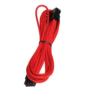 BitFenix Alchemy Red – Extension d’alimentation gainée – PCI Express 8 broches – 45 cm