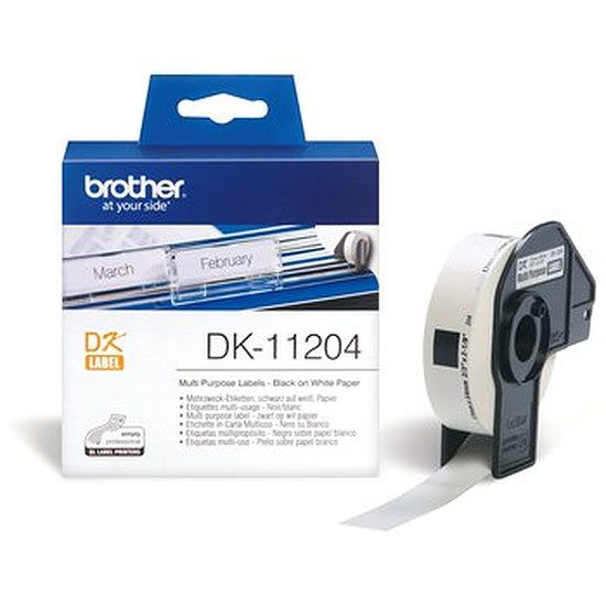 Brother Étiquettes multi-usages DK11204 étiquettes