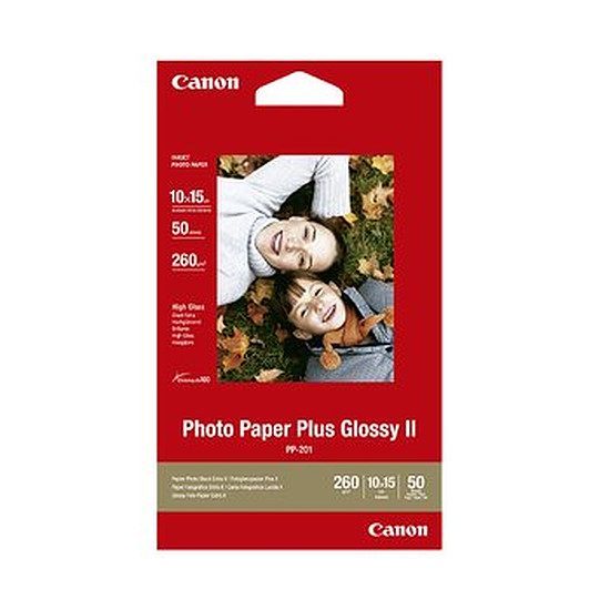 Canon Papier photo plus glacé 10×15 – PP-201