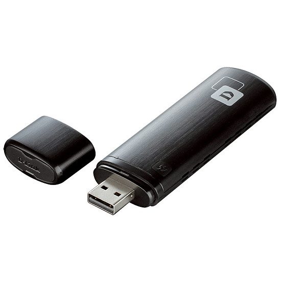 D-Link DWA-182 – Clé USB Wifi AC1200 double bande WiFi : Clé USB, 300 Mbps en 2,4 GHz, 867 Mbps en 5 GHz