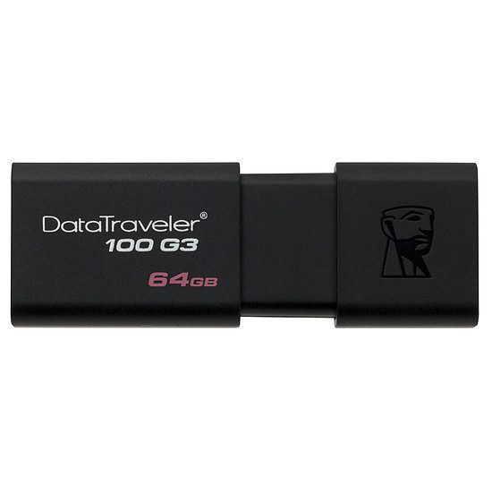 Kingston DataTraveler 100 G3 64 Go 64 Go, USB 3.0 (compatible USB 2.0), Lecture 100 Mo/s