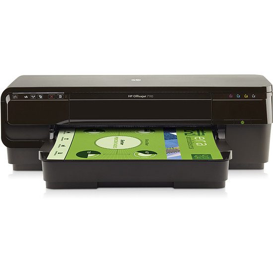 HP Officejet 7110 Imprimante jet d’encre couleur, Wi-Fi b/g/n, Ethernet, A3 et +, 16 ipm