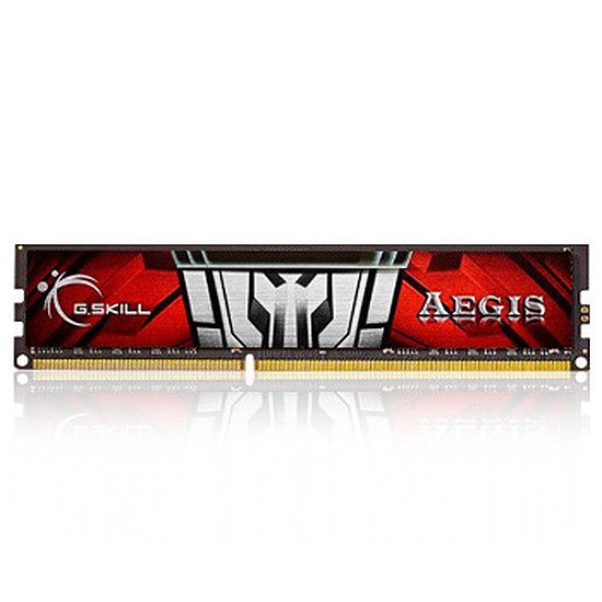 G.Skill Aegis DDR3 8 Go 1600 MHz CAS 11 RAM PC, DDR3, 8 Go, 1600 MHz – PC12800, 11-11-11-28, 1,50 Volts, F3-1600C11S-8GIS