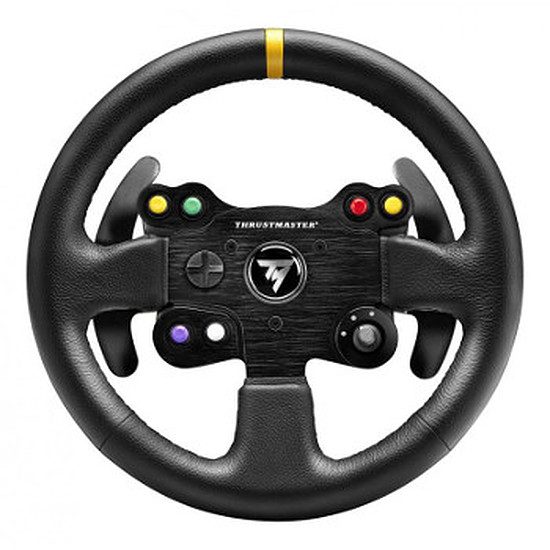 Thrustmaster TM Leather 28 GT – Add-On Volant Volant, 6 boutons, Compatible PC, PS4, Xbox One