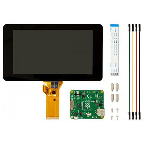 Raspberry Pi Ecran LCD tactile 7″ – Raspberry Pi Touchscreen 7″