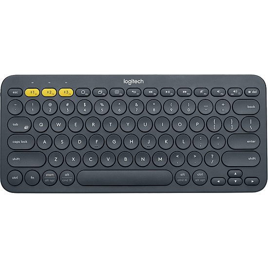 Logitech K380 Bluetooth Multi-Device Bureautique, TKL, Sans-fil, Classique (Membrane)