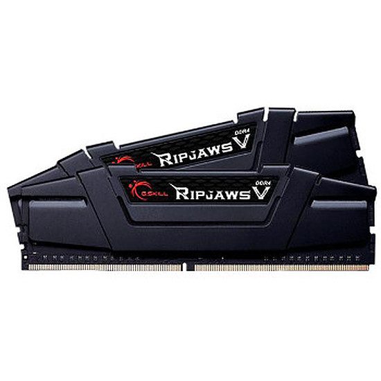 G.Skill Ripjaws V Black DDR4 2 x 4 Go 3733 MHz CAS 17 RAM PC, DDR4, 8 Go, 3733 MHz – PC30000, 17-19-19-39, 1,35 Volts, F4-3733C17D-8GVK