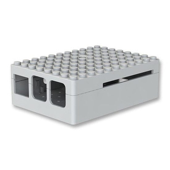 multicomp PI-BLOX – boitier Raspberry Pi 3/2 (BLANC)