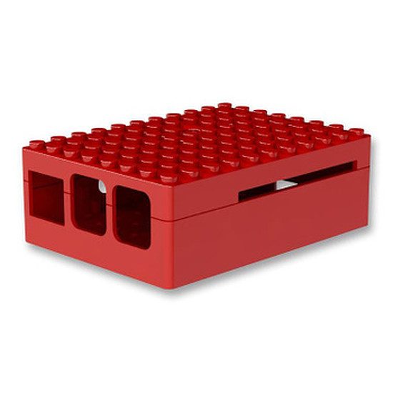 multicomp PI-BLOX – boitier Raspberry Pi 3/2 (ROUGE)