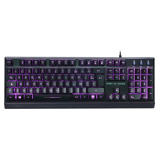 Spirit Of Gamer ELITE-K10 Jeu, Classique, Filaire, Classique (Membrane), 3 couleurs