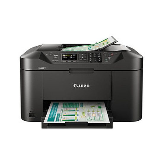 Canon MAXIFY MB2150 Imprimante jet d’encre couleur, Wi-Fi b/g/n, A4, Recto-verso automatique, Fax intégré, 19 ipm