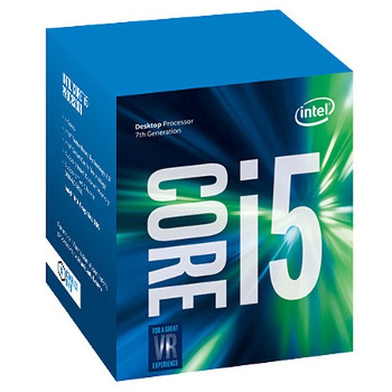Intel Core i5 7600 4 coeurs, 3,50 GHz, 6 Mo, Kaby Lake, 65 Watts