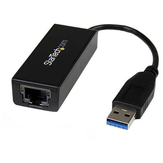 StarTech.com Adaptateur Gigabit Ethernet USB 3.0 – USB31000S Ethernet : Clé USB ou Thunderbolt (filaire), 1000 Mbps (sur le câble)