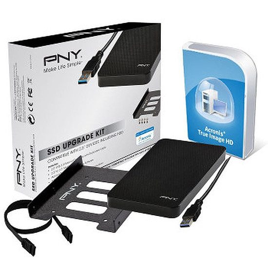 PNY Kit de mise à niveau SSD + Acronis (boitier 2,5″)