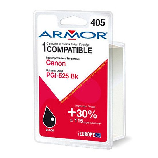 Armor Compatible Canon PGI-525 Noir pigmenté