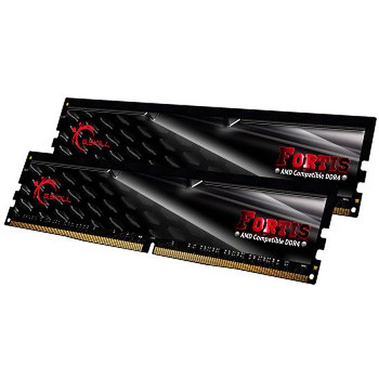 G.Skill Fortis DDR4 2 x 8 Go 2133 MHz CAS 15 RAM PC, DDR4, 16 Go, 2133 MHz – PC17066, 15-15-15-35, 1,20 Volts, F4-2133C15D-16GFT