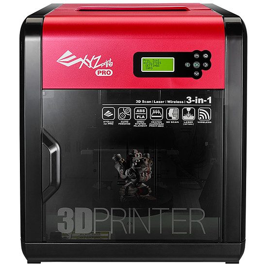 XYZprinting da Vinci 1.0 Pro 3 en 1 100 microns, 200 x 200 x 190 mm