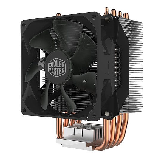Cooler Master HYPER 412R Simple tour, Cuivre et aluminium, AM4 / AM3+ / AM2+ / FM2+ / FM1, 2066 / 2011-3 / 2011 / 1366 / 1151 / 1150 / 1155 / 1156 / 775