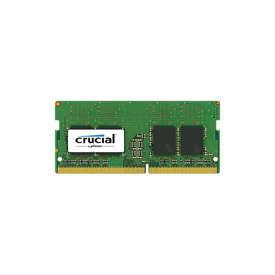 Crucial 2 Go (1 x 2 Go) DDR4 2400 MHz CL17 SR SO-DIMM RAM PC Portable, DDR4, 2 Go, 2400 MHz – PC19200, 17, 1,20 Volts, CT2G4SFS624A