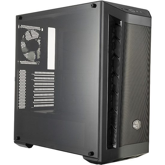 Cooler Master Masterbox MB511 – Noir Moyenne tour, ATX / Micro-ATX / Mini-ITX, sans alim., Noir, Aluminium