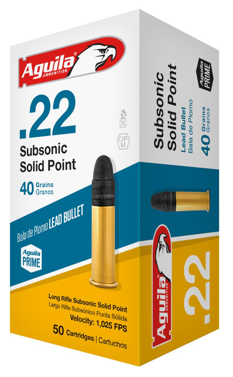 AGUILA 22lr Subsonic “Solid Point” /50