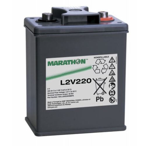 BATTERIE EXIDE MARATHON L2V220 2V 220AH