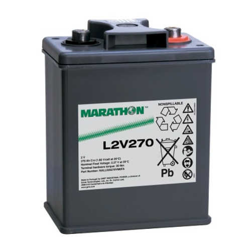 BATTERIE EXIDE MARATHON L2V270 2V 270AH