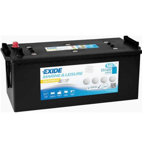 BATTERIE EXIDE GEL MARINE ES1600 G140 12V 140AH