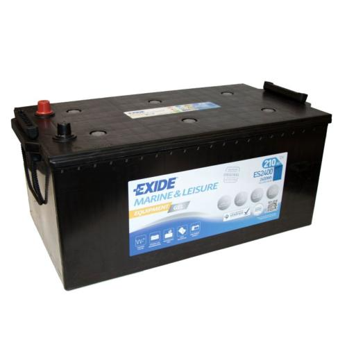 BATTERIE EXIDE GEL MARINE ES2400 G210 12V 210AH